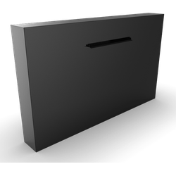 Cascadi Aluminium Watervalelement (naast vijver) Lengte: 1000 Breedte: 250 Hoogte: 1600