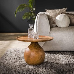 Hoyz Collection - Salontafel Voet Rond - Acacia Naturel