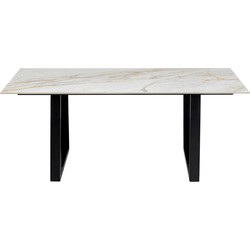 Eettafel Eternity Zwart 180x90cm