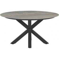 Lowland Tuintafel Rome Bronze dia. 150 cm