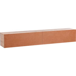 Beliani GLADSTONE - TV-kast-Rood-Vezelplaat
