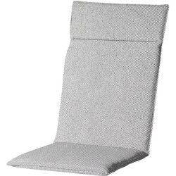 Kussen hoog 50x120 universeel outdoor Manchester licht grijs (4 stuks)