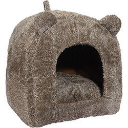 ROSEWOOD KATTENMAND IGLO TEDDY BRUIN 38X38X40 CM
