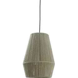 PTMD Juta Natural jute hanging lamp long round