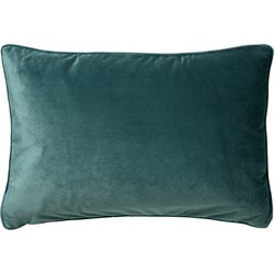 Dutch Decor FINN - Kussenhoes 40x60 cm - velvet - effen kleur - Sagebrush Green - groen - Dutch Decor