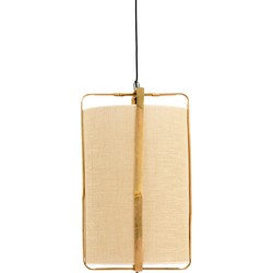 Light&living Hanglamp Ø42x70 cm SENDAI zand+bamboe naturel