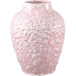 PTMD Bloempot Avis - 26x26x35 cm - Keramiek - Roze