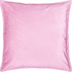 QUVIO Sierkussenhoes - 45x45cm – Fluweel - Licht roze