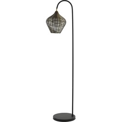 Light & Living - Vloerlamp ALVARO - 35x30x160cm - Brons