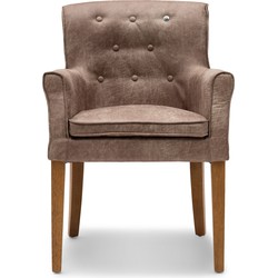 Riviera Maison La Scala Dining Armchair, pellini, camel