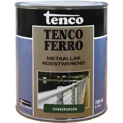 Ferro donkergroen 0,75l verf/beits - tenco