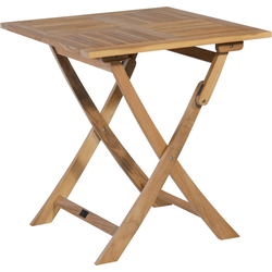 Exotan Folding Inklaptafel Tuin - Teak - Naturel - 75x70x70