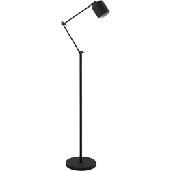 Light & Living - vloerlamp - Rijeka - zwart - metaal - leeslamp - G9 - 1740112