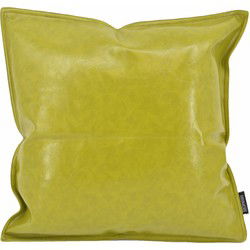 Sierkussen Shiny Leather Groen | 45 x 45 cm | PU Leder