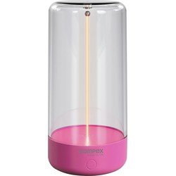 Sompex Pulse magnetische Sfeerlamp neon roze - indoor / outdoor / voor binnen en buiten / oplaadbaar / dimbaar