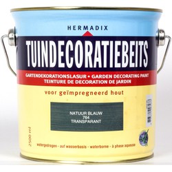 Tuindecoratiebeits 764 natuur blauw 2500 ml - Hermadix