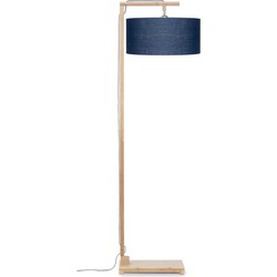 Vloerlamp Himalaya - Bamboe/Blauw - Ø47cm