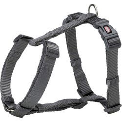 TRIXIE HONDENTUIG PREMIUM H-TUIG GRAFIET GRIJS 30-44X1 CM