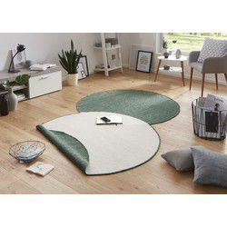 Rond Binnen & Buiten Omkeerbaar vloerkleed - Miami Groen - Ø 200 CM