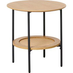 Nachtkastje Pensacola Naturel Ø50cm - Giga Living