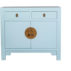 Fine Asianliving Chinese Kast Blauw Celeste Blue - Orientique