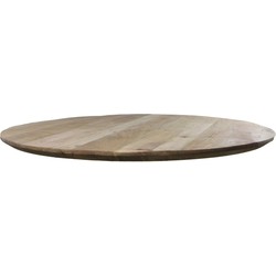 HSM Collection-Rond Tafelblad Bern-ø140x3,5-Naturel-Mango