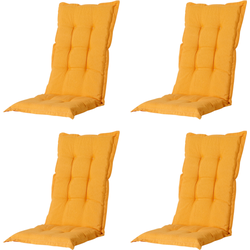 Madison -  Tuinstoelkussen Lage Rug Panama golden glow - Ca. 105x50 cm - Set van 4