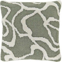 Unique Living - Sierkussen Nanou Tea Green -45x45cm