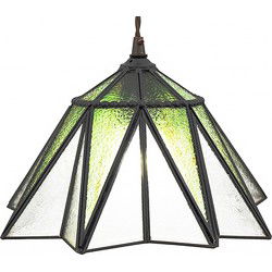 Lumilamp Hanglamp Tiffany Groen Glas