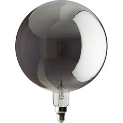 Light&living D - Deco LED globe Ø30x40 cm LIGHT 4W smoke E27 dimbaar