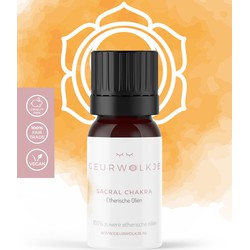 Sacraal Chakra 2 – Svadisthana - Geurwolkje® Blend - 100% Etherische Olie - 5 ml