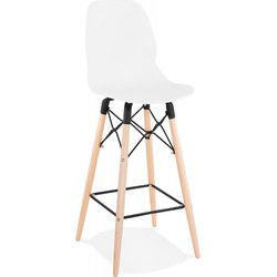 COSMIK MINI halfhoge snackkruk 46x46x105 cm Wit