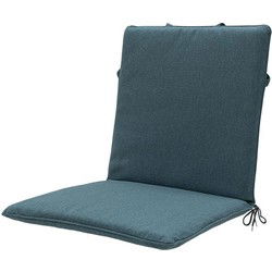 Stapelstoelkussen zeeblauw eco nature buitenafwerking 97x49 (4 stuks)