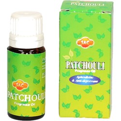 2x stuks geurolie patchouli 10 ml flesje - geurolie