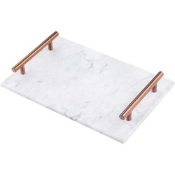 Buccan - Marmeren Tapas Tray - Borrelplank 30 x 20 cm - Wit