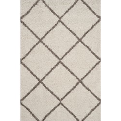 Safavieh Shaggy Indoor Woven Area Rug, Hudson Shag Collection, SGH281, in Ivory & Beige, 183 X 274 cm