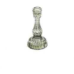Housevitamin Candleholder Glass - Smokey - 8,5x16cm