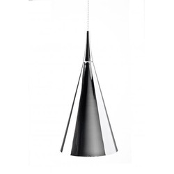 Hanglamp boven eettafel chroom, wit, zwart 430mm H E27