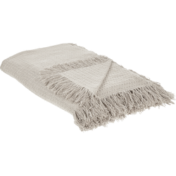 YERBENT - Bedsprei - Lichtgrijs - 200 x 220 cm - Katoen