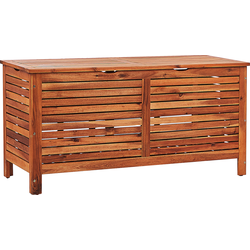 Beliani RIVIERA - Kist-Donkere houtkleur-Acaciahout