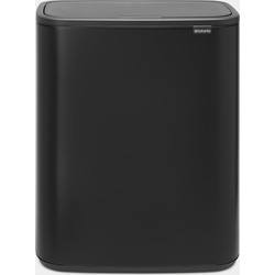 Bo Touch Bin, met 1 binnenemmer, 60 liter - Matt Black