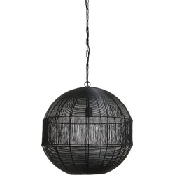 Light & Living - Hanglamp Pilka - 55x55x56 - Zwart