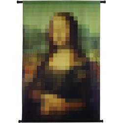 Wall Hanging Mona Lisa Velvet Green 83x110cm