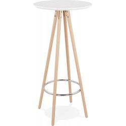 GALA statafel 60x60x110 cm Wit