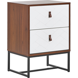 NUEVA - Nachtkastje - Wit - MDF