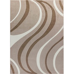 Modern Scandinavisch Tapijt WHITNEY - Bruin - 200x275 cm