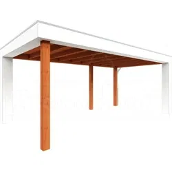 Trendhout douglas overkapping Verona rechts, 575 x 335 cm