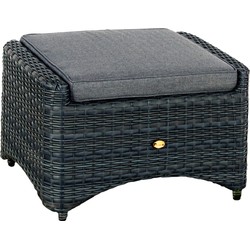 1_stuk_vastgezet - Hocker Riverside Midnight Grey - Oosterik Home