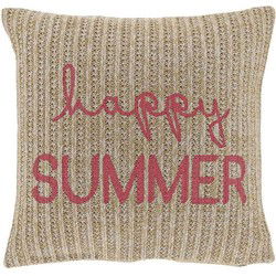 Unique Living - Sierkussen Happy Summer Sugar Pink -45x45cm