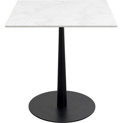 Bistro Tafel Capri White 70x70cm